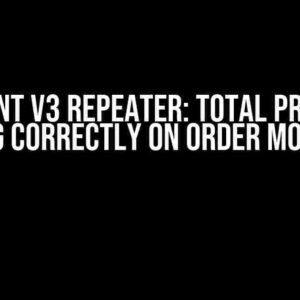 Filament v3 Repeater: Total Price Not Updating Correctly on Order Model Save